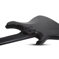 Schecter SCH2476 Damien 7 String Multiscale Electric Guitar Satin Black