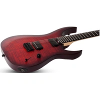 Schecter Sunset-6 Extreme Electric Guitar - Scarlet Burst  