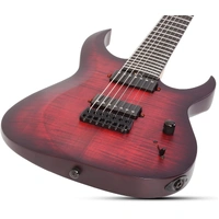 Schecter Sunset-7 string Triad Series Scarlet Burst Electric Guitar 