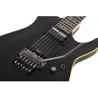 Schecter SCH-3669 Demon-6 FR-S 6 String  Electric Guitar - Aged Black Satin