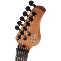 Schecter PT Electric Guitar - Purple Burst Burl + Boss Katana 50W amp + Planet waves Cable