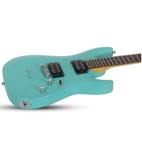 Schecter C-6 Deluxe Electric Guitar - Satin Aqua SCH428