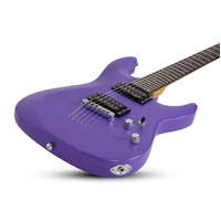 Schecter C-6 Deluxe Electric Guitar - Satin Dark Purple SCH429