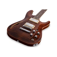 Schecter C-1 E/A Classic Semi-hollowbody Electric Guitar - Cats Eye