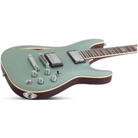 Schecter C-1 E/A Classic Satin  Pelham Blue Semi-Hollowbody Guitar