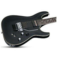Schecter Damien Platinum 6 FR-S - Satin Black Electric Guitar RRP $1,999