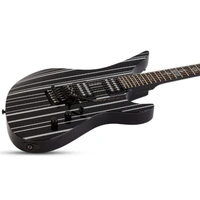 Schecter Synyster Gates Standard Electric Guitar Gloss Black with Silver Stripes