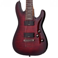 Schecter SCH-3249 Demon-7 Crimson Red Burst 7-String Electric Guitar