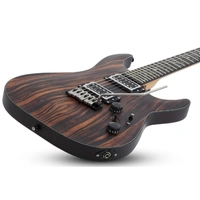 Schecter C-1 Exotic Ebony Electric Guitar, Ebony Fretboard, Natural Satin