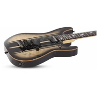 Schecter Signature DJ Ashba Electric Guitar, Natural Black Burst SCH-356