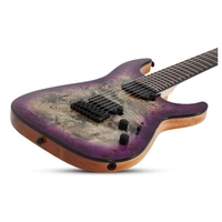 Schecter C-7  PRO  ARB 7-String Electric Guitar Aurora Burst
