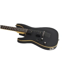 Schecter SCH3665 Demon-6 Left Handed Aged Black Satin Electric Guitar