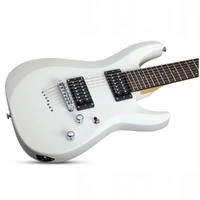 Schecter C-7 Deluxe  7-String Electric Guitar Satin White - Fact 2nd