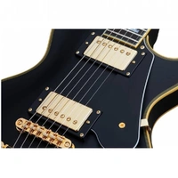 Schecter SHC-658 Solo-II Custom 6-String Electric Guitar - Aged Black Satin