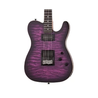 Schecter PT Pro Ebony, Trans Purple Burst Electric Guitar