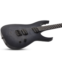 Schecter KM-6 MK-III Electric Guitar. Legacy Transparent Black Burst.
