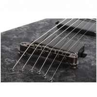 Schecter Juan of the Dead V-1 Electric Guitar - Satin Black Reign