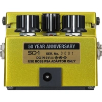 Boss SD-1-B50A 50th Anniversary Overdrive Pedal Effects (Limited)