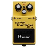 Boss SD-1W Super OverDrive Pedal Waza Craft Guitar Effects  Pedal