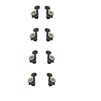 Gotoh SG381 MGT Locking Tuning Keys ( Set of 8 ) 4 + 4  - Black