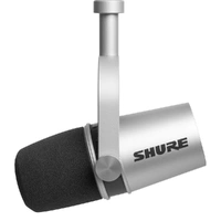 Shure Motiv MV7 USB / XLR Dynamic Podcasting Microphone Silver