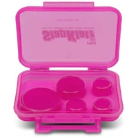 SlapKlatz Pro - Pink 10 Pieces of Superior Drum Gel Dampeners 3 Sizes c/w case