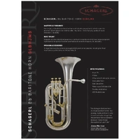 Schagerl SLBHJMS 4 Valve Baritone Horn - James Morrison Edition Silver Plated