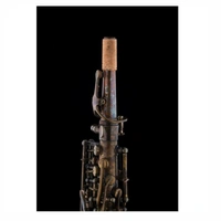 Schagerl Superior Series Straight Soprano Saxophone High F# Vintage Finish