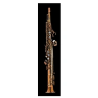 Schagerl Superior Series Straight Soprano Saxophone Fixed Neck Vintage Finish