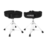 Ahead Spinal-G Saddle Throne - Black Swivel Height AdjusT  4-leg Base 