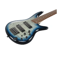 Ibanez SR405EQM SCB 5-String Quilt Top Electric Bass Stained Cosmic Blue Starburst