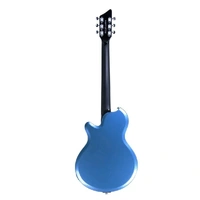 Supro Island Series Hampton Electric Guitar Metallic Blue -  Gold Foil Pickups