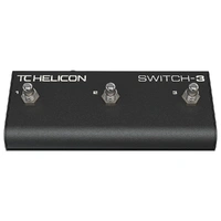 TC Helicon Sturdy 3-Switch Accessory Footswitch For Expanded Remote Control