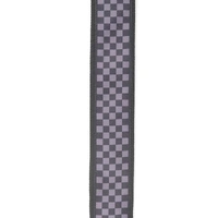 D'Addario Woven Guitar Strap, Checkerboard, Take it to Black