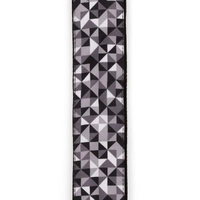 D'Addario Woven Guitar Strap, African Geometrics, Grey