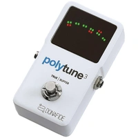 TC Electronic Polytune 3 Polyphonic Guitar Tuner Pedal with Bonafide Buffer