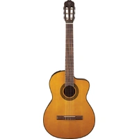 Takamine GC1 Series AC/EL Classical Guitar with Cutaway in Natural Gloss Finish