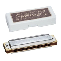 Tombo Folk Blues Mk II Harmonica 2-Pack Keys Low F and High G