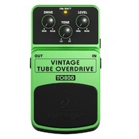 The Behringer TO800 Vintage Tube-Sound Smooth Sustain Overdrive Effects Pedal