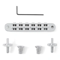 TonePros TP6 Tune-o-matic Bridge Small Posts - Nickel