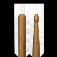 Promark Hickory The Natural 5A Wood Tip drumstick