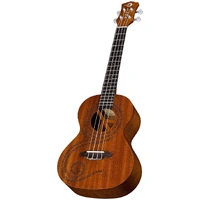 Luna Uke Malu Peace Concert Acoustic Ukulele with Gig Bag