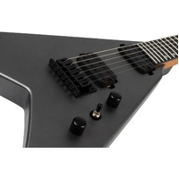 Spira V-400 MGR Flying-V Body Electric Guitar - Satin Silver