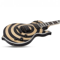 Wylde Audio Odin Grail Electric Guitar Ebony Fretboard Raw Top Bullseye
