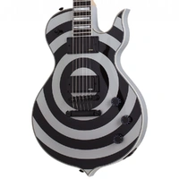 Wylde Audio Odin Grail Electric Guitar  Black / Silver Bullseye