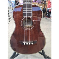 Washburn WU5320 Deluxe Concert Ukulele Koa Top Back and Sides Pearl Inlays 