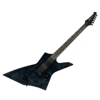 Spira Guitars X-500 TBK Ebony Fretboard Electric Guitar - Transparent Black