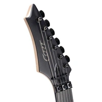 Cort X500 MENACE Electric Guitar - Black Satin - Floyd rose - Seymour Duncan