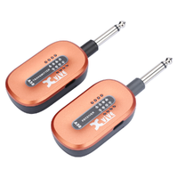 Xvive Audio U2 Digital Wireless Guitar System - Orange - 5.8GHZ