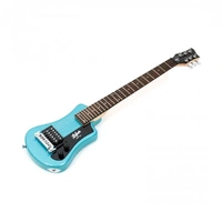 Hofner Shorty Electric Guitar with Gig Bag - Blue
